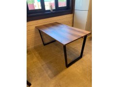 Деревянный стол Лота Лофт 120(160)х75 черный матовый / бетон светлый фото покупателя 419