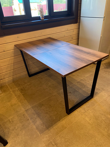 Стол раскладной Лота Лофт 120 25 мм юта / черный матовый фото покупателя 419