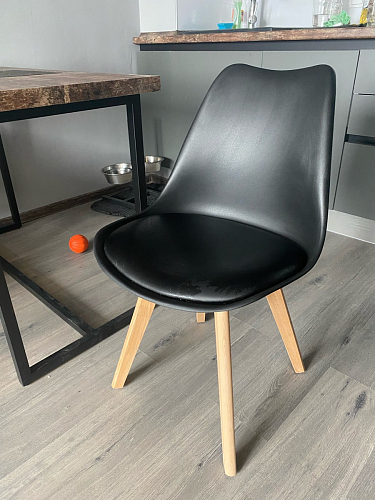 Стул Bonuss blue / wooden legs фото покупателя 93