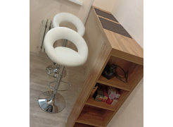 Барный стул Oazis gray fabric / chrome фото покупателя 2