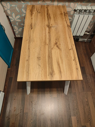 Стол Тринити Лофт 120 25 мм черный матовый / юта фото покупателя 75