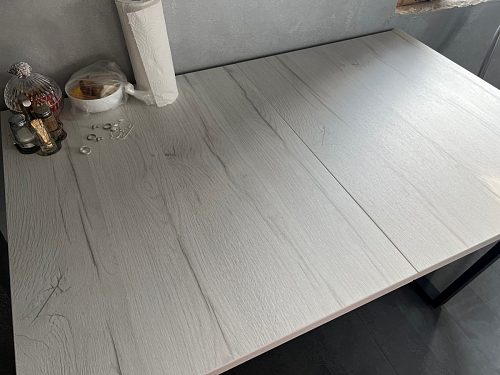 Стол Лота Лофт 140 25 мм черный матовый / бетон фото покупателя 604