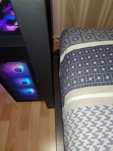 Стол Лота Лофт 140 25 мм черный матовый / бетон фото покупателя 793