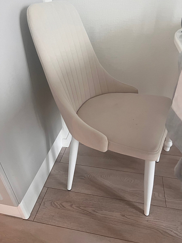 Стул на металлокаркасе Kora green / black фото покупателя 183