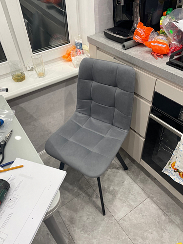 Комплект стульев Чилли 2 шт бежевый / черный фото покупателя 63