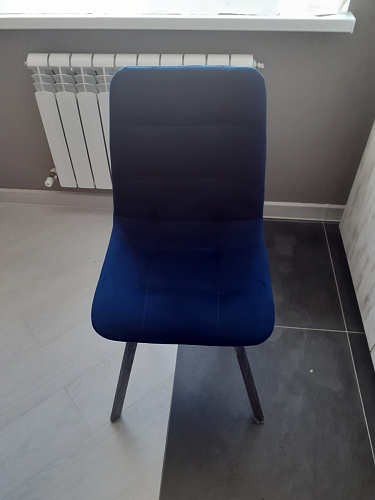 Стул на металлокаркасе Чилли бирюзовый / черный фото покупателя 1166