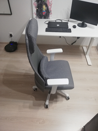 Компьютерное кресло Salta gray / white фото покупателя 11