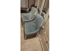 Стул на металлокаркасе Teo light blue / black фото покупателя 4