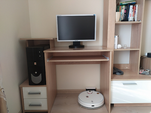 Компьютерный стол Джаз-24 левый дуб молочный фото покупателя 40