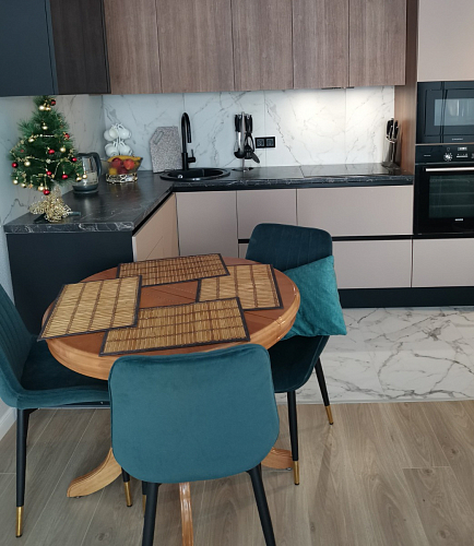 Стул на металлокаркасе Seda 1 green / gold / black фото покупателя 21