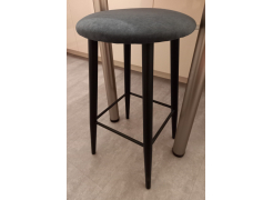 Полубарный стул Гангток катания сильвер / черный матовый фото покупателя 11