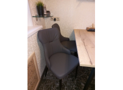 Стул на металлокаркасе Neli beige / black фото покупателя 4