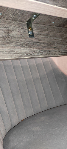 Стол Форли бетон / черный матовый фото покупателя 47