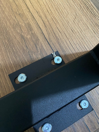 Деревянный стол Лота Лофт 140х80 черный матовый / бетон светлый фото покупателя 9