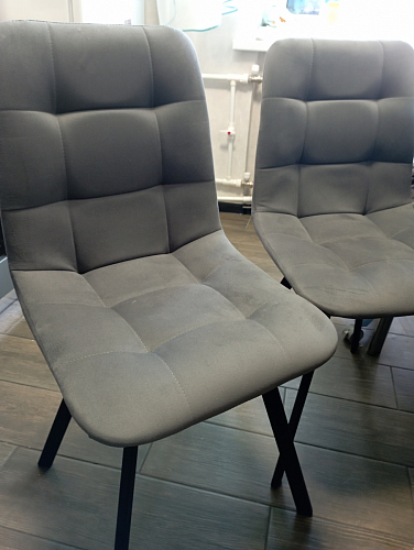 Стул на металлокаркасе Чилли зеленый / черный фото покупателя 1176