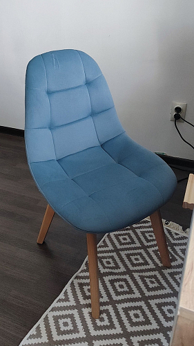 Деревянный стул Filip dark gray / wood фото покупателя 6