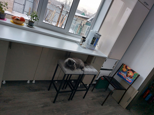 Барный стул Лофт микровелюр катания блэк / черный матовый фото покупателя 242