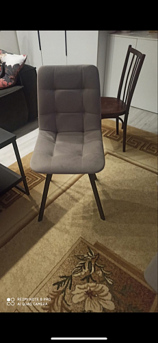 Стул на металлокаркасе Чилли зеленый / черный фото покупателя 1032