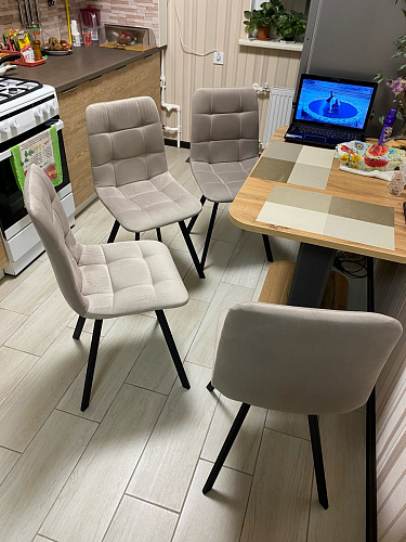 Стул Чилли 2 темно-серый  / черный фото покупателя 1125