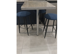 Полубарный стул Гангток катания сильвер / черный матовый фото покупателя 5