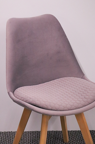 Деревянный стул Bonuss light blue / wood из шоурума 4