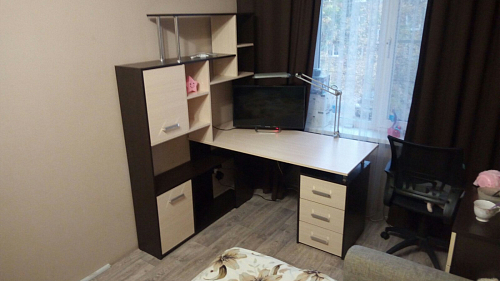 Стол компьютерный КС15 белый правый фото покупателя 37