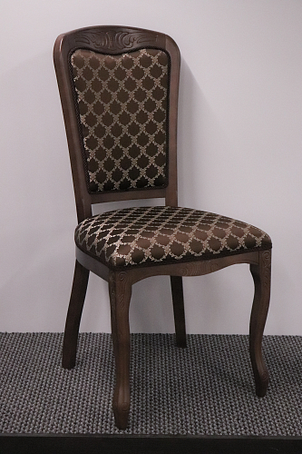 Деревянный стул Клето патина золото / ромб из шоурума 7