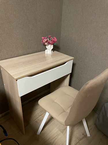 Стул на металлокаркасе Чилли К кирпичный / черный фото покупателя 188