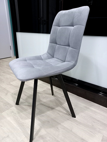 Стул на металлокаркасе Чилли черный / зеленый фото покупателя 804