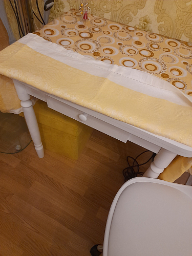 Стол Брентон с ящиком белый фото покупателя 11