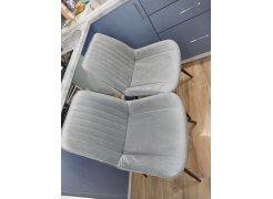 Стул на металлокаркасе Вейв светло-серый (hl 63) / 10К черный каркас фото покупателя 205