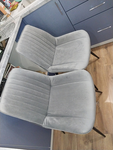 Стул на металлокаркасе Седа К латте / черный фото покупателя 205