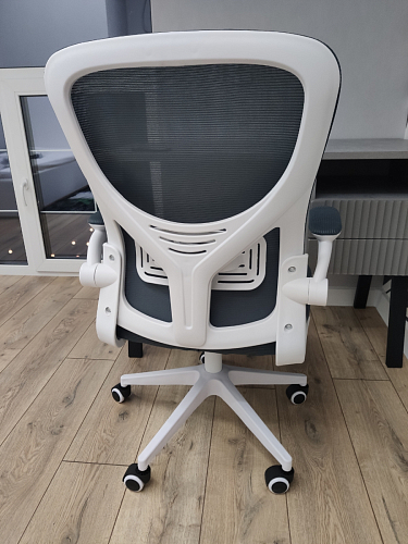 Компьютерное кресло Konfi light gray / blue / white фото покупателя 121