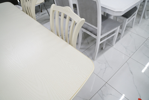 Стол Морнит 220(320)х110 орех темный / орех из шоурума 6