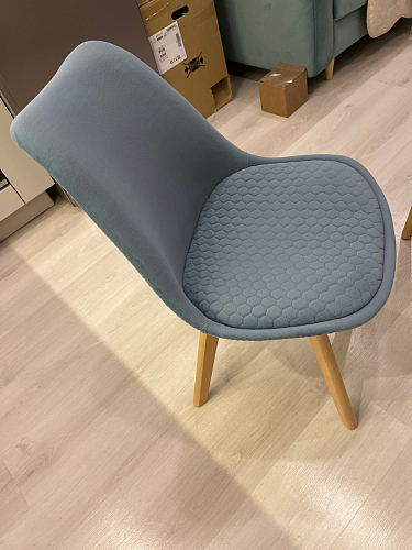 Стул Bonuss blue / wooden legs фото покупателя 156