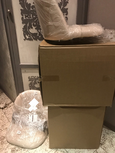 Стул на металлокаркасе Gabi 1 темно-серый / черный фото покупателя 155