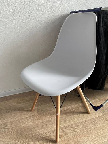 Стул Cindy Eames mod. 001 white / natural фото покупателя 4