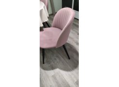 Стул на металлокаркасе Gabi 1 бежевый / черный с серебряными наконечниками фото покупателя 51