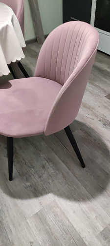 Стул на металлокаркасе Gabi gray / black фото покупателя 51