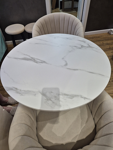 Стол Тулип 90х73 дуб вотан / белый фото покупателя 62