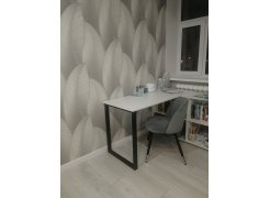 Стул на металлокаркасе Gabi 1 gray / black фото покупателя 153