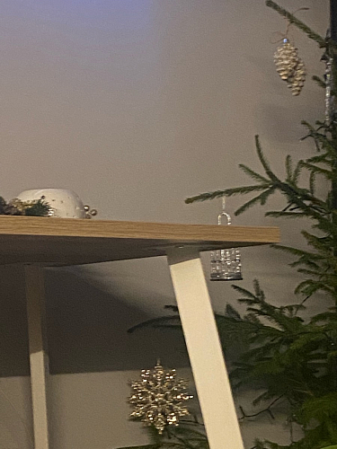 Стол Тринити Лофт 140 25 мм дуб делано темный / белый фото покупателя 204