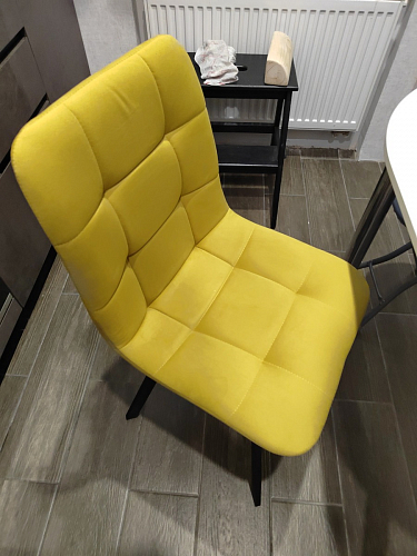 Стул на металлокаркасе Чилли К кирпичный / черный фото покупателя 269