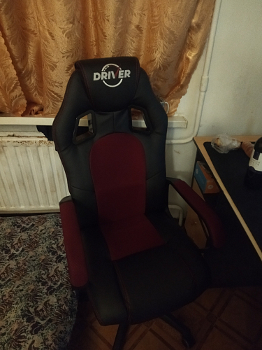 Компьютерное кресло Driver/Драйвер кожзам черный / серый фото покупателя 128