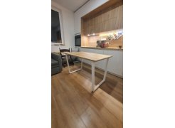 Деревянный стол Барон О 180 х 90 белая пленка шагрень / черный фото покупателя 7