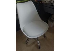 Компьютерное кресло Kolin с подушкой clear / white фото покупателя 251