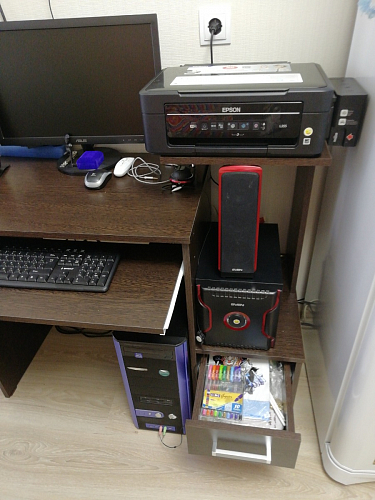 Компьютерный стол Джаз-24 левый венге фото покупателя 192