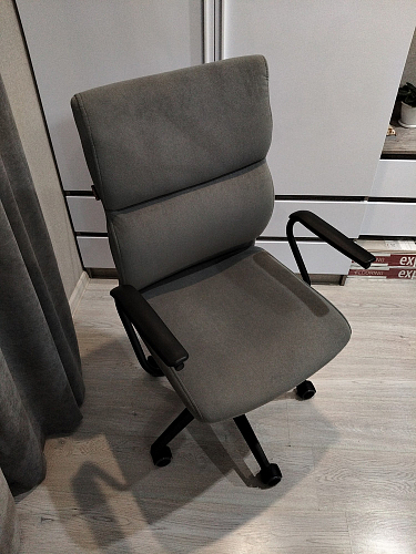 Компьютерное кресло Benefit/Бенефит флок бежевый 7 фото покупателя 57