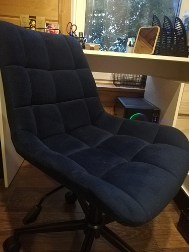 Компьютерное кресло Честер экокожа бежевая / белый фото покупателя 46