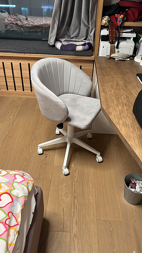 Компьютерное кресло Пард экокожа белый фото покупателя 166